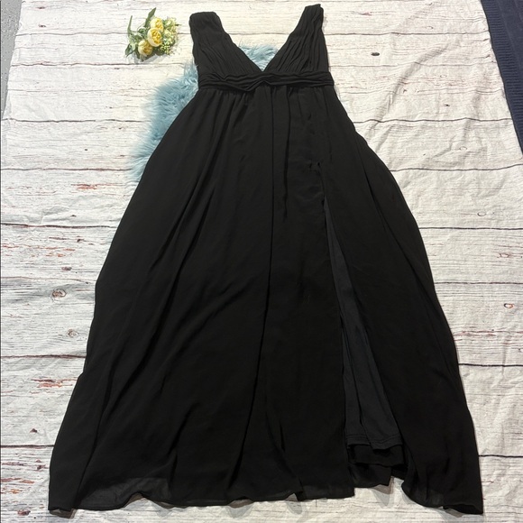 NWOT Lulus Heavenly Hues Black Maxi Dress - Picture 2 of 8